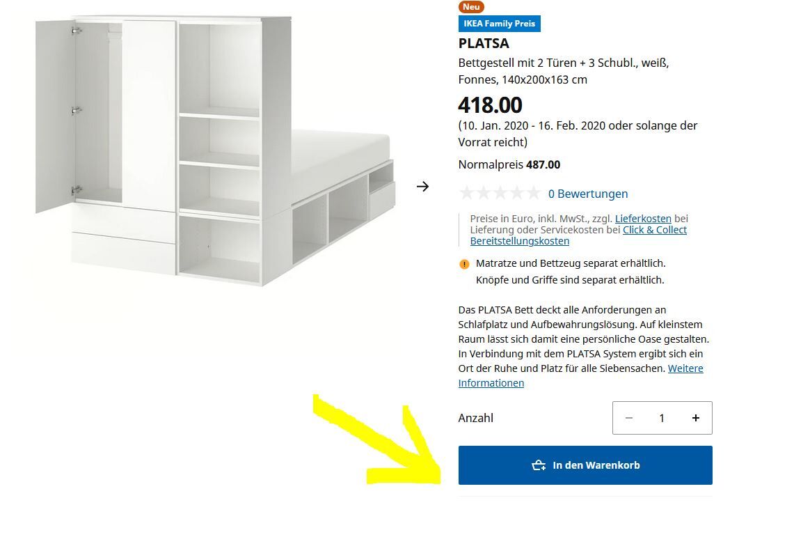 IKEA onlineshop produkte